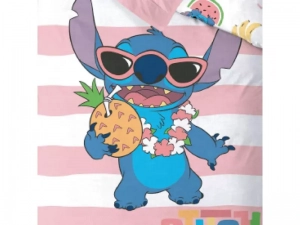 Carbotex dětské povlečení bavlna Lilo a Stitch Piňa Colada140x200+70x90 cm 