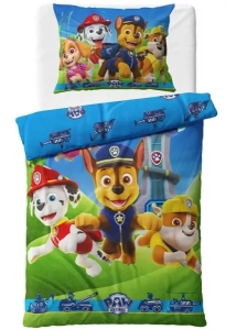 Carbotex Mikroplyšové povlečení Tlapková Patrola Záchranná mise 140x200, 70x90 cm