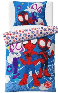 Carbotex Mikroplyšové povlečení Spidey Úžasní přátelé 140x200, 70x90 cm