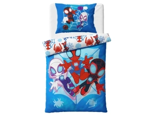 Carbotex povlečení bavlna Spidey Pavoučí Záchrana 140x200, 70x90 cm 