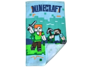 Dětský froté ručník Minecraft Vzhůru do Boje 30x50 cm