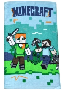 Dětský froté ručník Minecraft Vzhůru do Boje 30x50 cm
