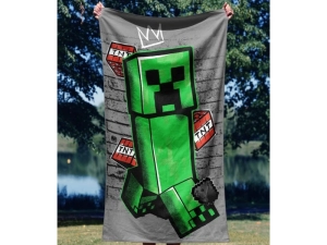 Carbotex osuška Minecraft Creeper King 70x140 cm 