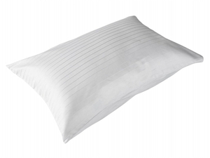 DADKA Povlečení atlas grádl Polycotton bílý pruh 220x200, 2x 70x90 cm