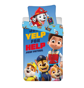 Jerry Fabrics Povlečení Paw Patrol PP 427 Help 140x200, 70x90 cm