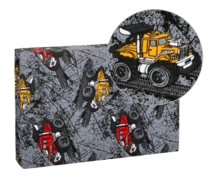 Bellatex dětské prostěradlo jersey s elastanem Auto monster truck