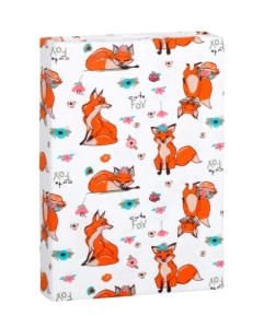 Bellatex Prostěradlo Jersey LUX 90x200 cm Lištička Oranžová