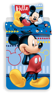 Jerry Fabrics Povlečení Mickey 004 Hello 140x200, 70x90 cm