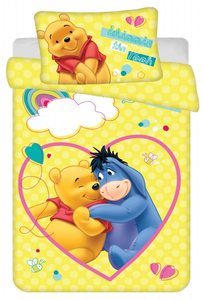 Jerry Fabrics Povlečení do postýlky WTP Smile 100x135, 40x60 cm