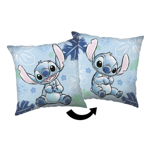 Jerry Fabrics Polštářek Lilo a Stitch Blue 40x40 cm