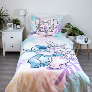 Jerry Fabrics Povlečení Lilo a Stitch Leaves 140x200, 70x90 cm