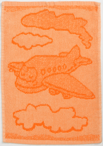 Profod Dětský ručník Plane orange 30x50 cm