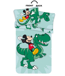 Jerry Fabrics Povlečení do postýlky Mickey Dino baby 100x135, 40x60 cm
