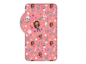 Jerry Fabrics Prostěradlo Gabbys Dollhouse 90x200x25 cm