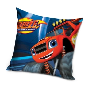 Carbotex Polštářek Plamínek a Čtyřkoláci Rudý Monster Truck 40x40 cm