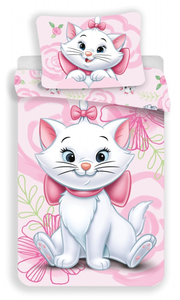 Jerry Fabrics Povlečení Marie Cat Pink 03 140x200, 70x90 cm