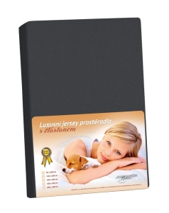 Bellatex prostěradlo jersey LUX  šedá