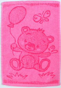 Profod Dětský ručník Bear pink 30x50 cm