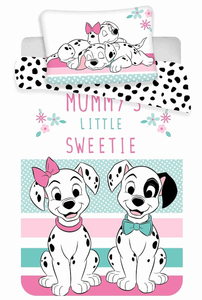 Jerry Fabrics Povlečení do postýlky 101 Dalmatians baby 100x135, 40x60 cm