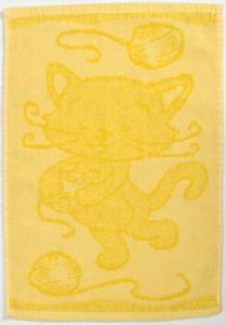 Profod Dětský ručník Cat yellow 30x50 cm
