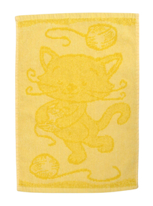 Profod Dětský ručník Cat yellow 30x50 cm