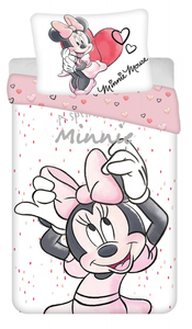 Jerry Fabrics Povlečení Minnie White 140x200, 70x90 cm