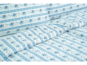 Stanex povlečení bavlna retro modré (LS249) 140x200+70x90 cm  