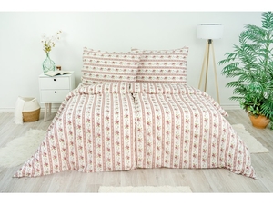 Stanex povlečení krep Retro růžové (LS248) 140x200, 70x90 cm