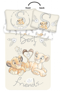 Jerry Fabrics Disney povlečení do postýlky Lví Král Best Friends baby 100x135, 40x60 cm