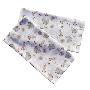 PREM INTERNACIONAL Dárkové balení pleny Zoo růžová a Zoo cream 70x70 cm (balení 2 ks) PREM INTERNACIONAL Dárkové balení pleny Zoo růžová a Zoo cream 70x70 cm (balení 2 ks)