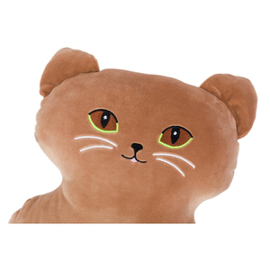SVITAP sleep well Polštářek mikrospandex Kočka hnědá 32 cm
