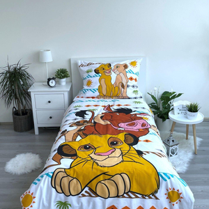 Jerry Fabrics Povlečení Lion King Afrika 140x200, 70x90 cm