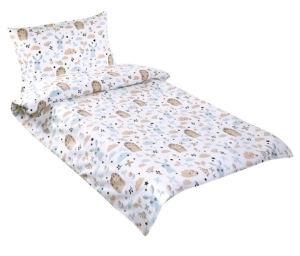 Bellatex Dětské povlečení bavlna Agáta 90x135, 45x60 cm ježeček