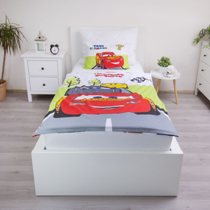 Jerry Fabrics Povlečení do postýlky Cars Champion baby 100x135, 40x60 cm