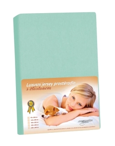 Bellatex prostěradlo jersey LUX  Tyrkysová