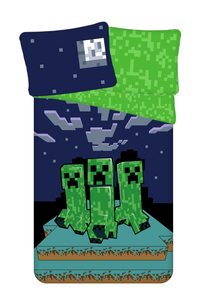 Jerry Fabrics Povlečení bavlna Minecraft Sssleep Tight 140x200, 70x90 cm