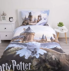 Jerry Fabrics Povlečení Harry Potter Hedwig 02 140x200, 70x90 cm