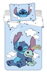 Jerry Fabrics Povlečení do postýlky Lilo a Stitch Clouds baby 100x135, 40x60 cm