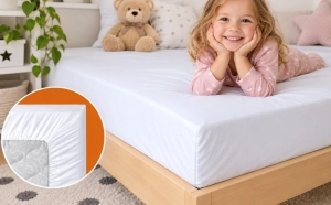 Bellatex Míša dětské prostěradlo se zátěrem bílá