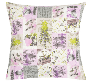 Bellatex Polštářek ADÉLA 40x40 cm Patchwork lila