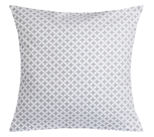 Bellatex Polštářek ADÉLA 40x40 cm Kosočtverec Šedá,Bílá