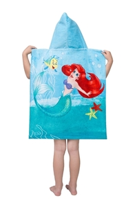 Jerry Fabrics plážová osuška pončo Ariel Friends 50x115 cm