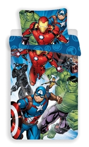 Jerry Fabrics povlečení bavlna Avengers Brands 02 140x200+70x90 cm  