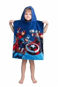 Jerry Fabrics plážová osuška pončo Avengers Hero 50x115 cm