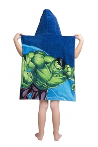Jerry Fabrics plážová osuška pončo Avengers Hero 50x115 cm