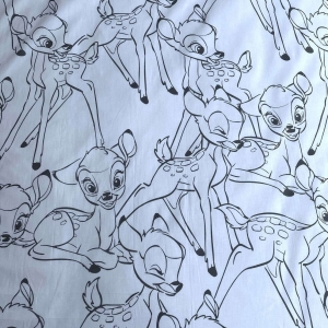 Jerry fabrics Disney povlečení do postýlky TBambi stripe baby 100x135 + 40x60 cm 