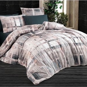 BedTex povlečení bavlna Alvaro Šedé 140x200+70x90 cm 