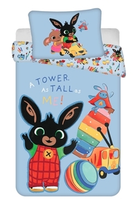 Jerry fabrics Disney povlečení do postýlky Králíček Bing 080 baby 100x135 + 40x60 cm 