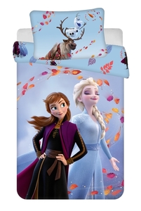 Jerry fabrics Disney povlečení do postýlky Frozen 2 "Blue leaves" baby 100x135 + 40x60 cm 