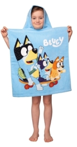 Jerry Fabrics plážová osuška pončo Bluey Skate 50x115 cm - kopie